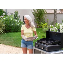 Barbecue a gas Sigma 2 Cook 2 bruciatori grigio scuro