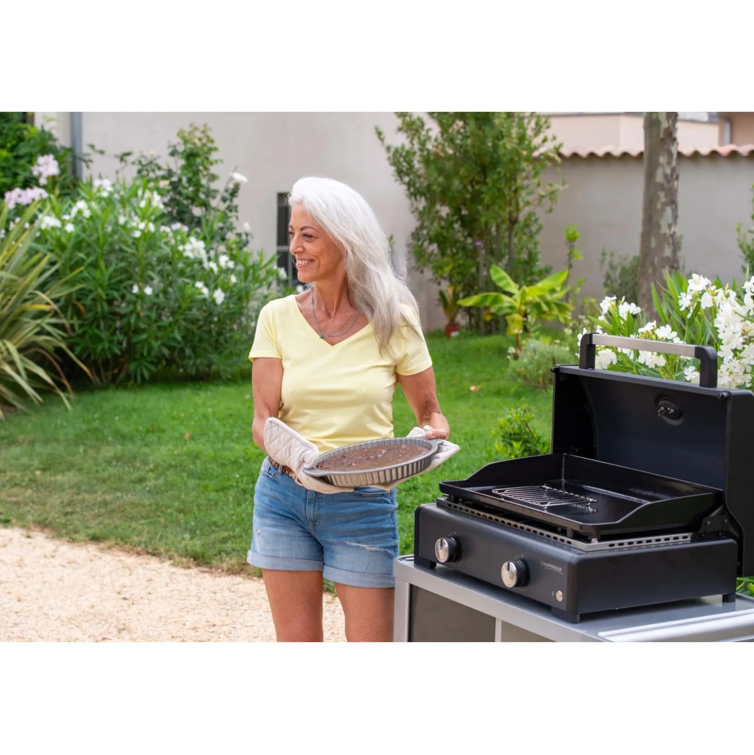 Barbecue a gas Sigma 2 Cook 2 bruciatori grigio scuro