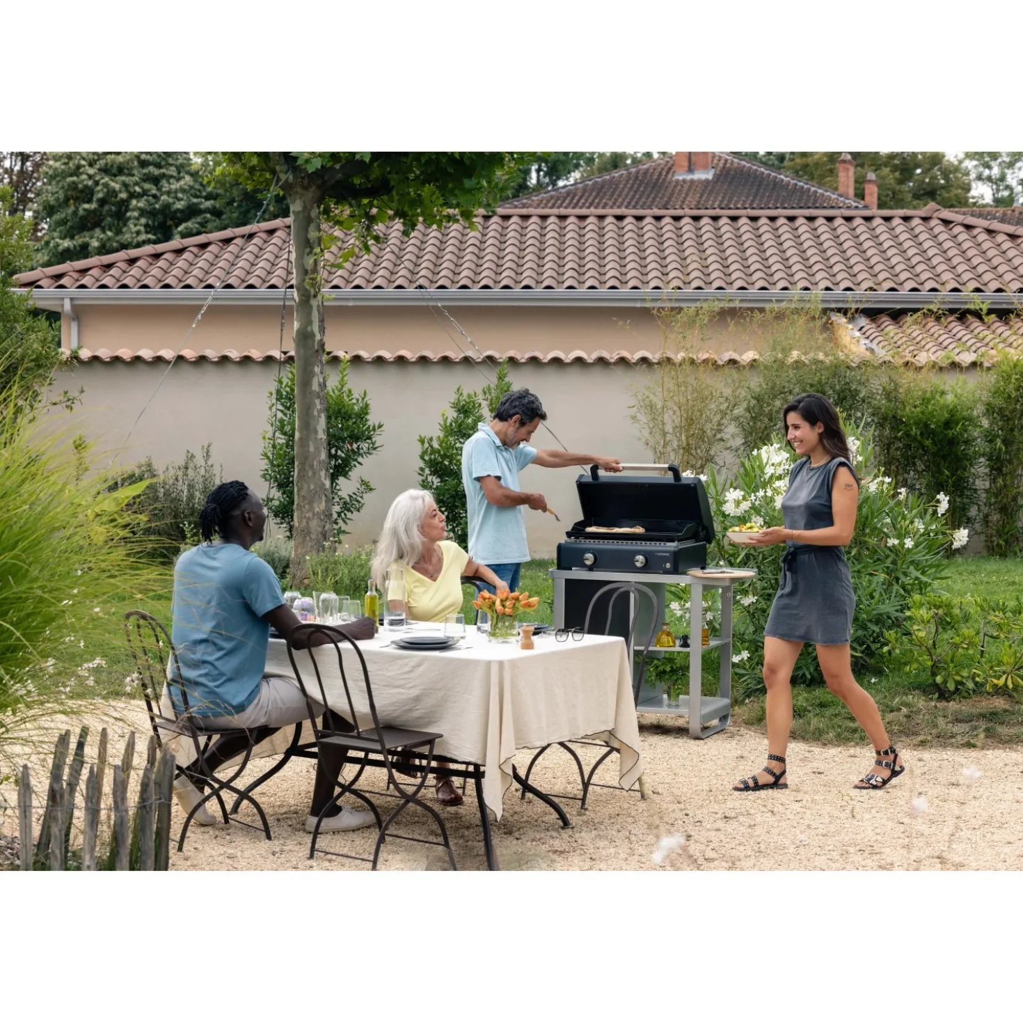 Barbecue a gas Sigma 2 Cook 2 bruciatori grigio scuro