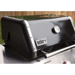 Barbecue a gas Weber Genesis E-315 3 bruciatori nero con ripiano laterale