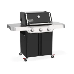 Barbecue a gas Weber Genesis E-315 3 bruciatori nero con ripiano laterale