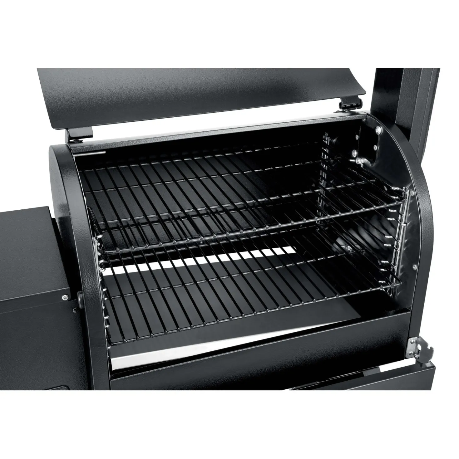 Barbecue a pellet Jamestown nero 115x59x121 cm