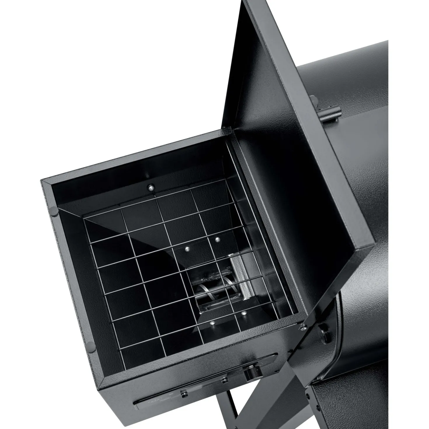 Barbecue a pellet Jamestown nero 115x59x121 cm