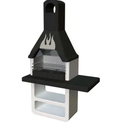 Barbecue in muratura Prometeo legna e carbonella griglia 67x40 cm