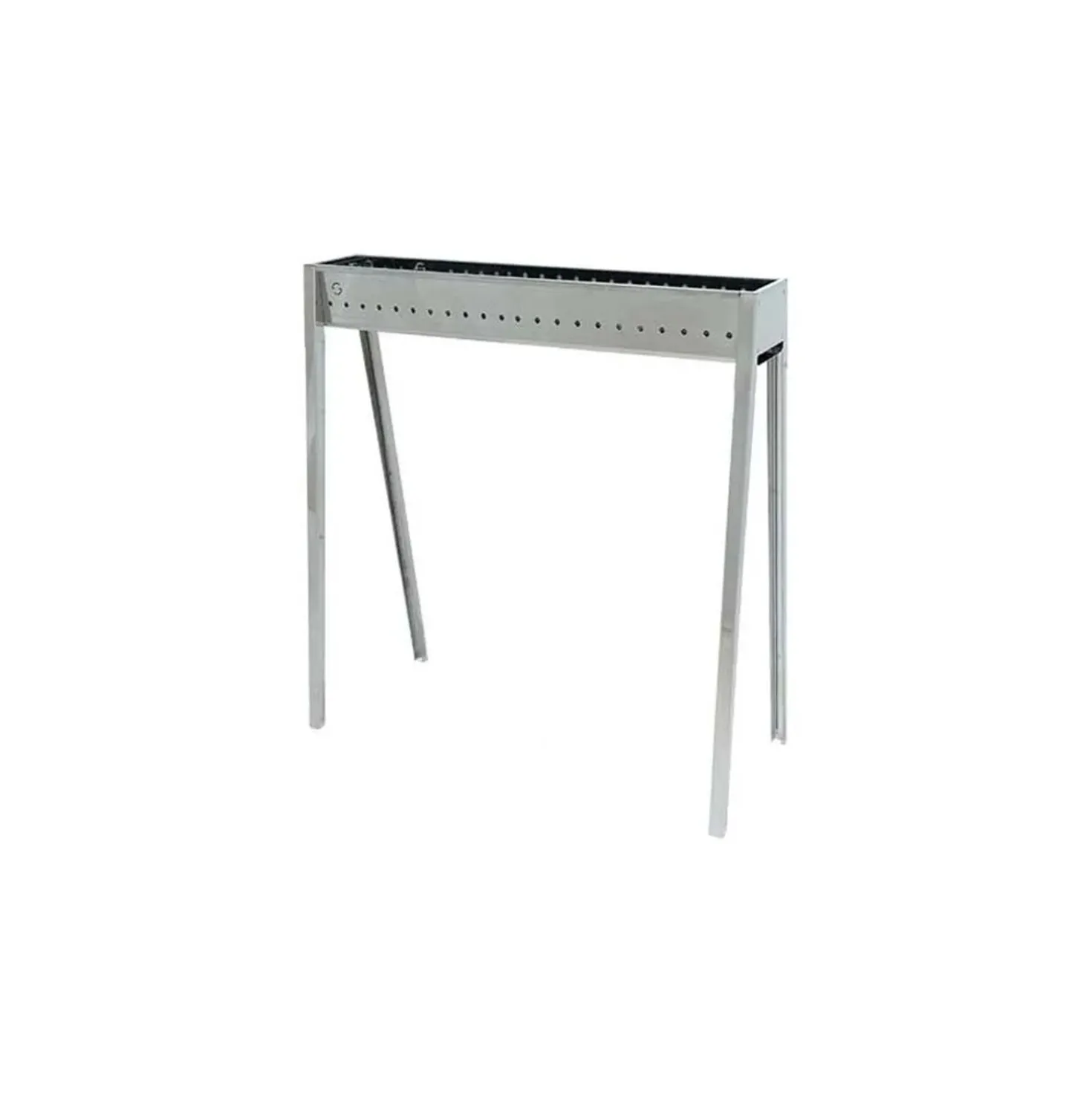 Barbecue per arrosticini Lisa Milano 80 acciaio inox L 80 cm