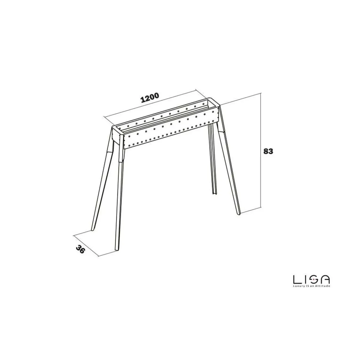 Barbecue per arrosticini Lisa Miami 1200 L 120 cm