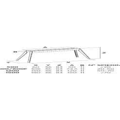 Barbecue per arrosticini Lisa Miami 1200 L 120 cm