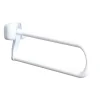 Barra di sostegno ribaltabile in acciaio laccato 80 cm bianco