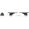 Barre portatutto Helio In-Rail L con kit Evos IA