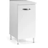 Base cucina 1 anta 30 cm bianco frassinato
