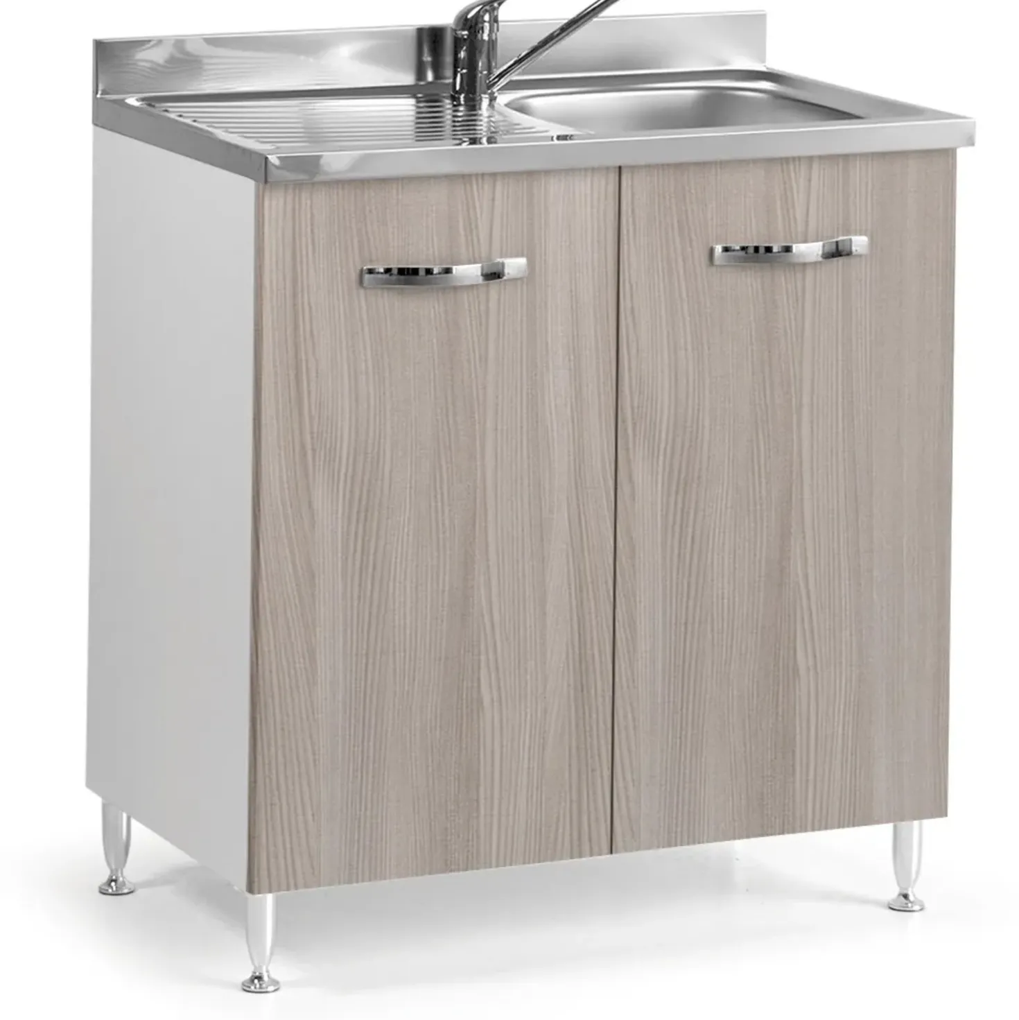 Base cucina sottolavello 2 ante 80 cm olmo
