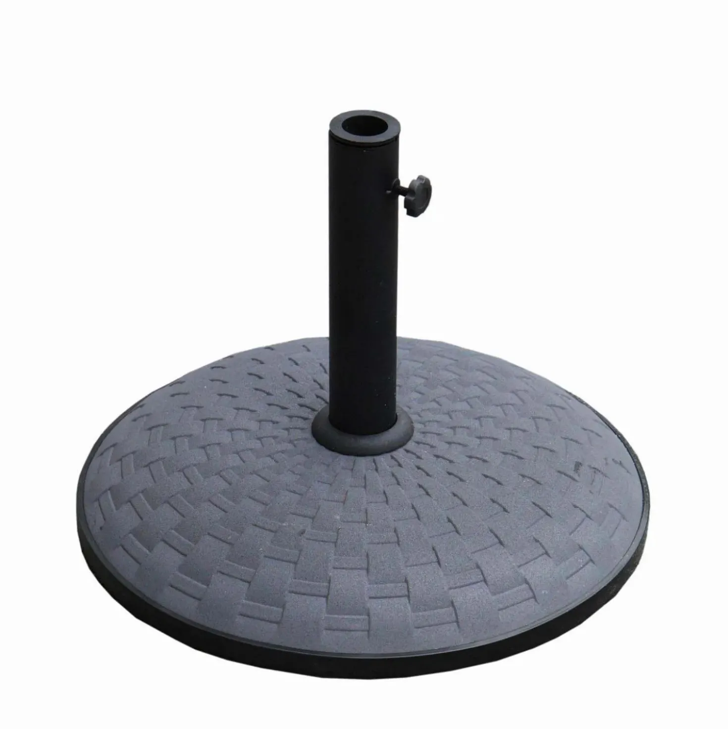 Base per ombrellone 50 cm con tubo grigio