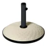 Base per ombrellone 50 cm con tubo beige