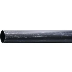 Bastone per tenda in ferro nero-argento L 200 x Ø 2 cm