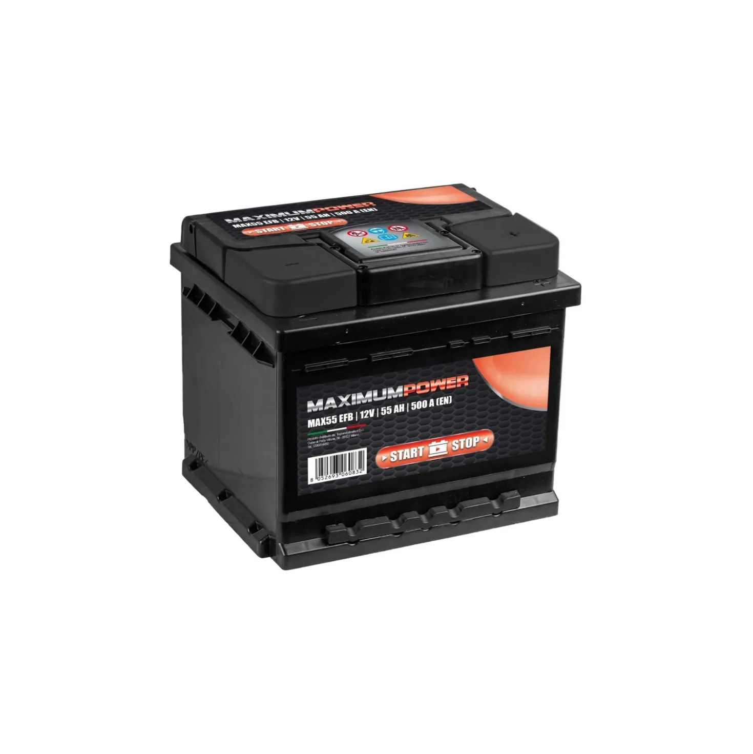 Batteria auto Maximum Power MAX55 12 V 55 Ah S&S