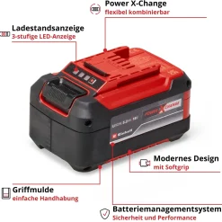 Batteria di ricambio Power-X-Change Einhell Plus 18 V 5,2 Ah