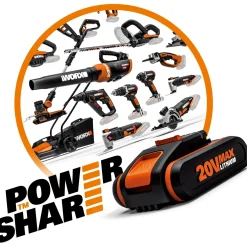 Batteria e caricabatteria Worx WA3604 20 V 4 Ah