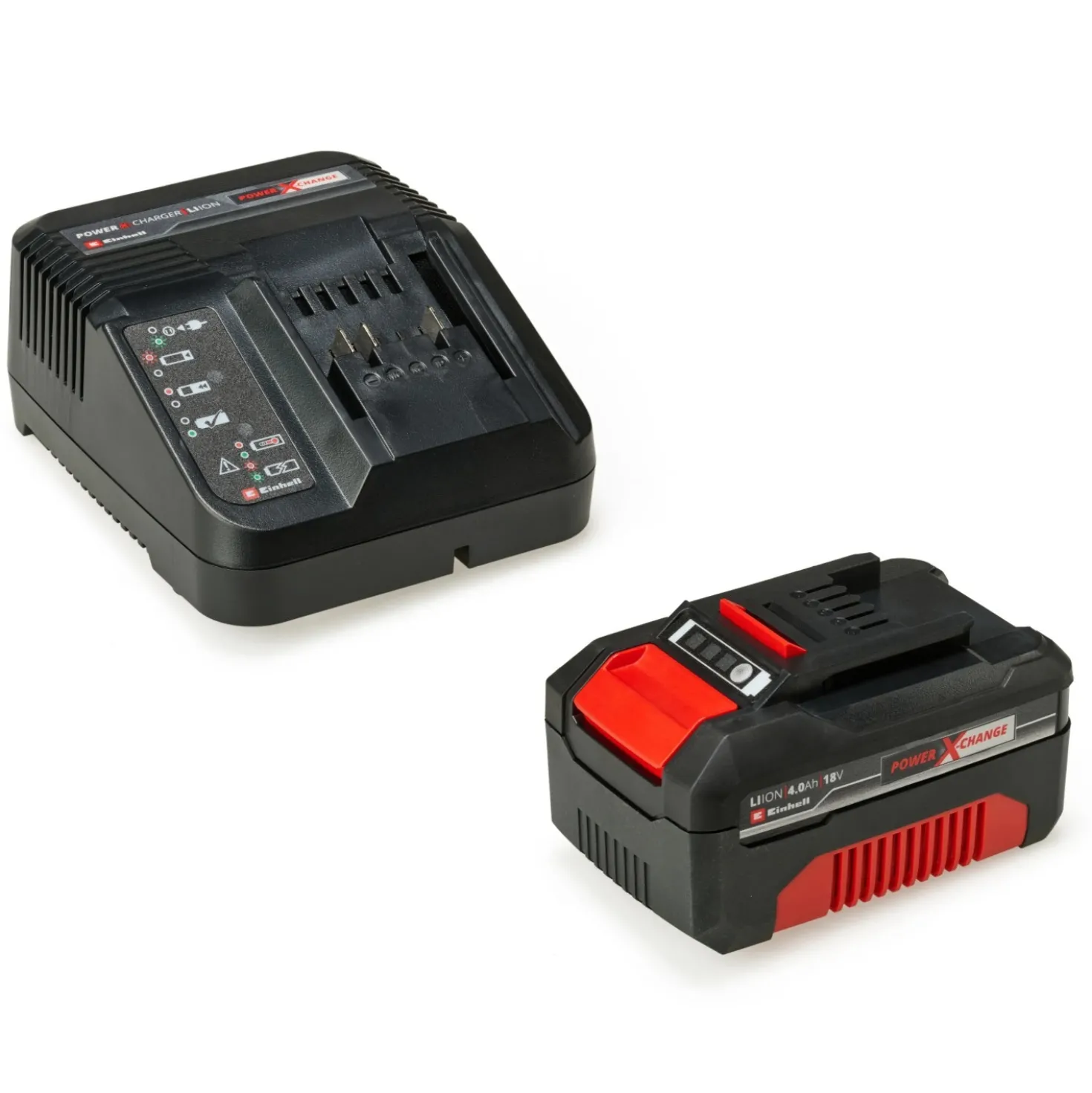 Batteria e Caricabatteria PXC Einhell 18 V 4 Ah