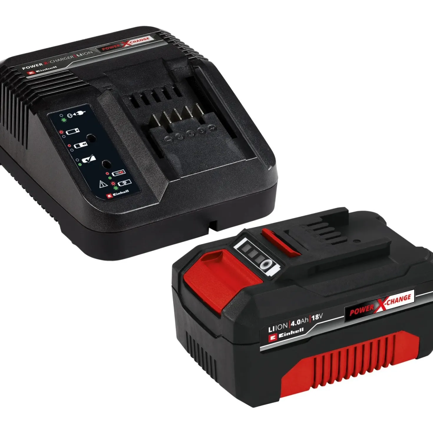 Batteria e Caricabatteria PXC Einhell 18 V 4 Ah