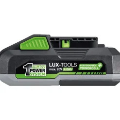 Batteria e Caricabatteria LUX-TOOLS 1 PowerSystem AK 20 V 4 Ah