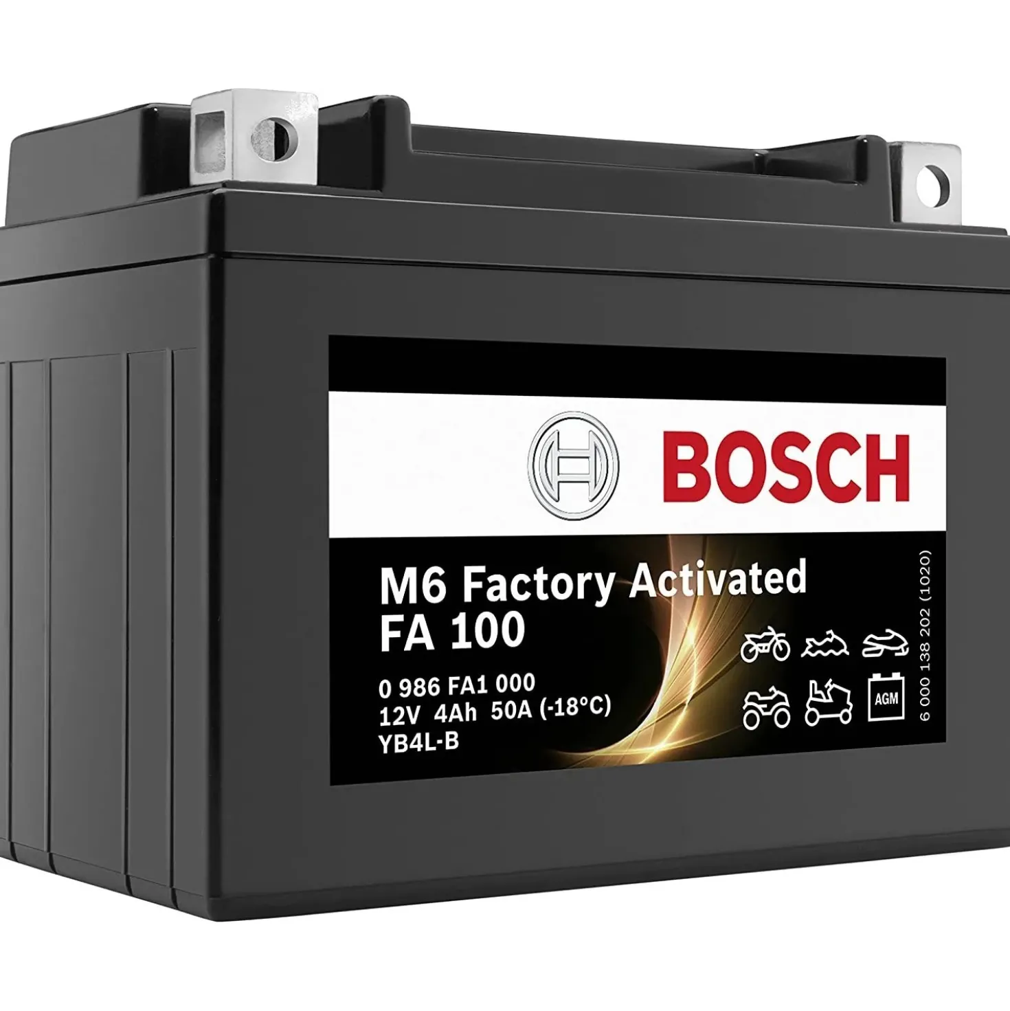 Batteria moto Bosch 4 Ah