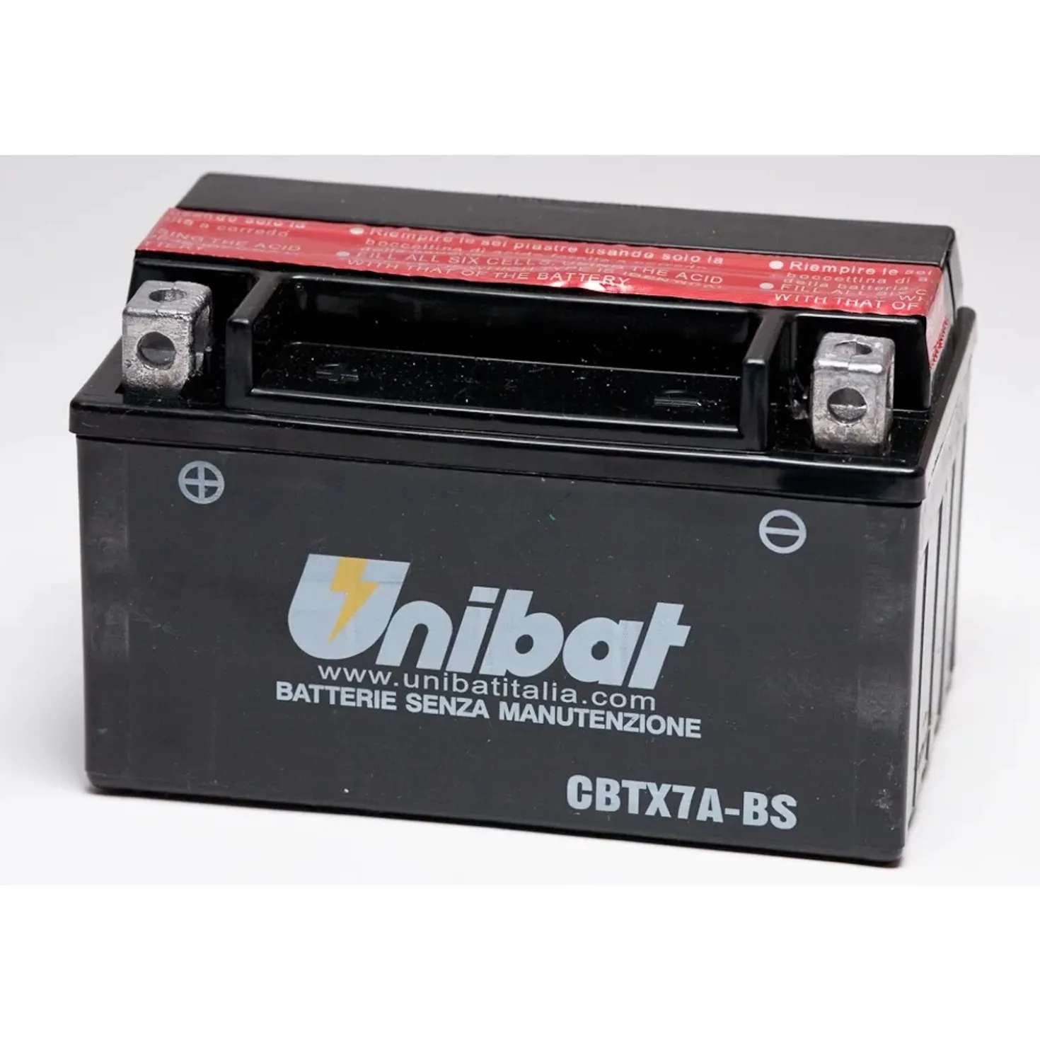 Batteria moto Unibat CBTX7ABS 6 Ah 12 V