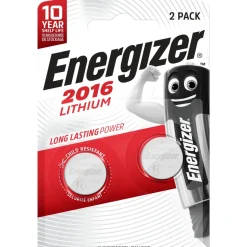 Batterie a bottone Energizer LITIO CR2016 2 pz
