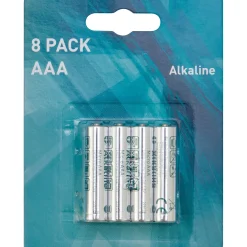 Batterie Micro AAA Alcaline 8 pz