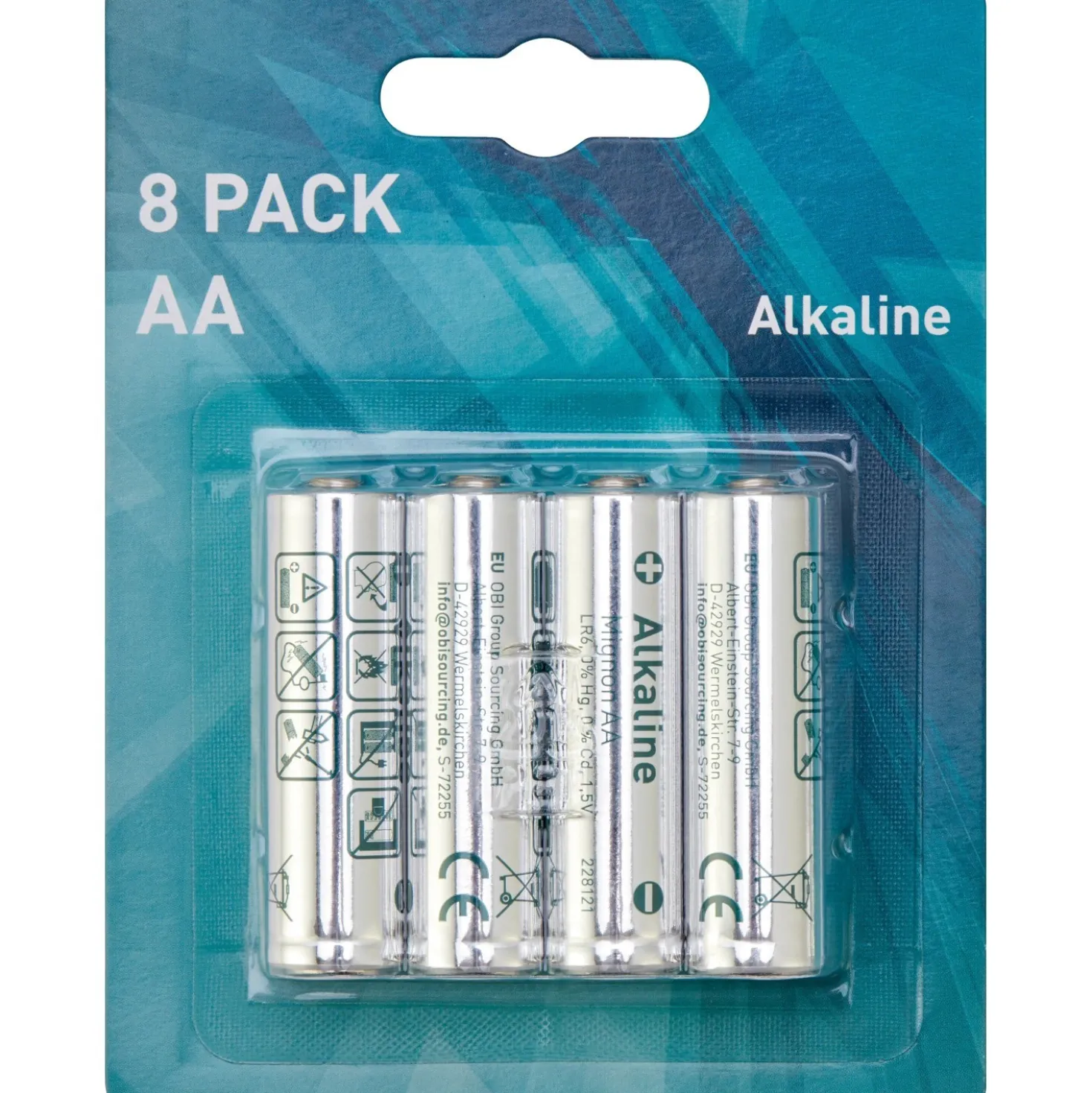 Batterie Mignon AA Alcaline 8 pz