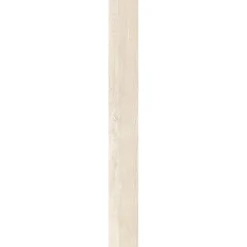 Battiscopa in gres porcellanato Streetwood bianco 7x60,6 cm
