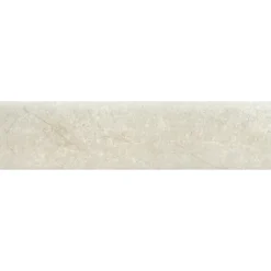 Battiscopa in gres porcellanato Living avorio 8x33 cm