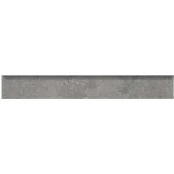 Battiscopa in gres porcellanato EaNewStone Piombo 8x60 cm