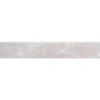 Battiscopa in gres porcellanato Marmo grigio lucido 8x50 cm