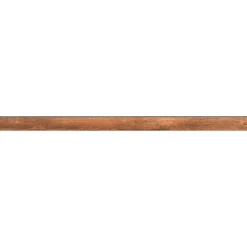 Battiscopa in gres porcellanato Tiglio17 marrone 7,5x62 cm