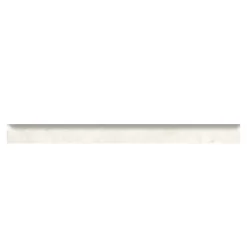 Battiscopa in gres porcellanato EaRoman Stone Bianco 10x119,8 cm