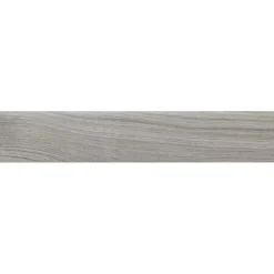 Battiscopa in gres porcellanato Legno Young Grigio 8x45 cm