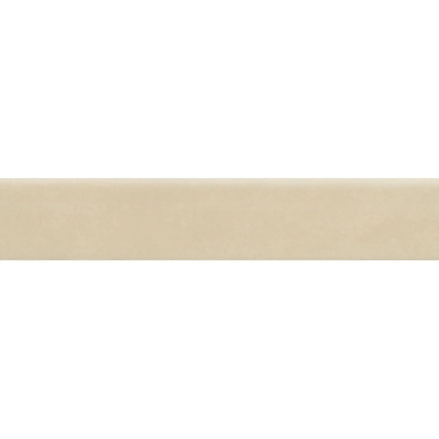 Battiscopa in gres porcellanato Glamour crema 8x45 cm