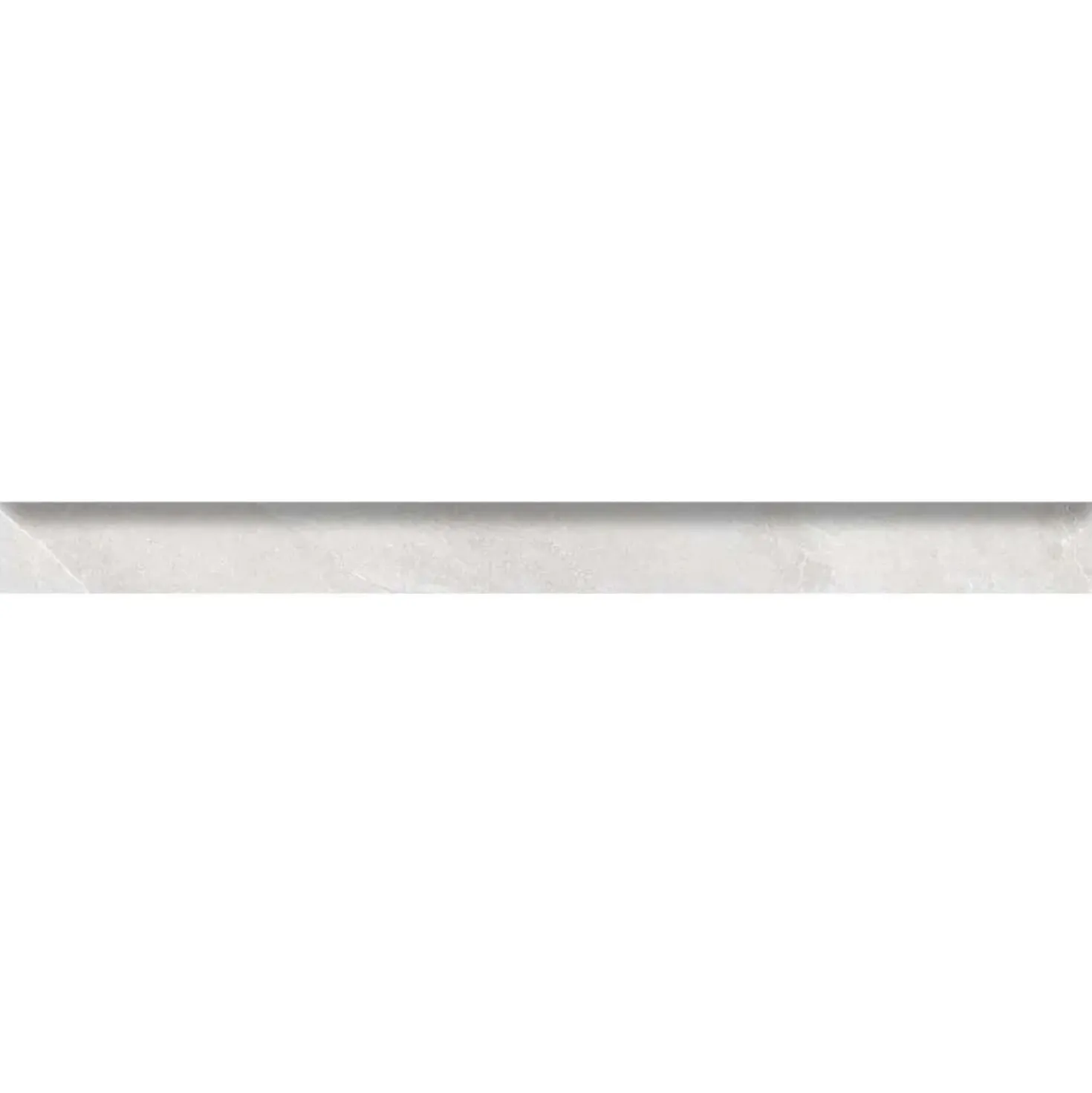 Battiscopa in gres porcellanato EaNewStone Gesso 10x119,8 cm