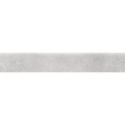 Battiscopa in gres porcellanato Calcis light grey 7,5x60 cm