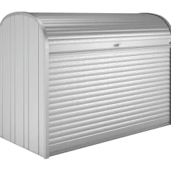 Baule da esterno Biohort Storemax 190 cm argento metallizzato