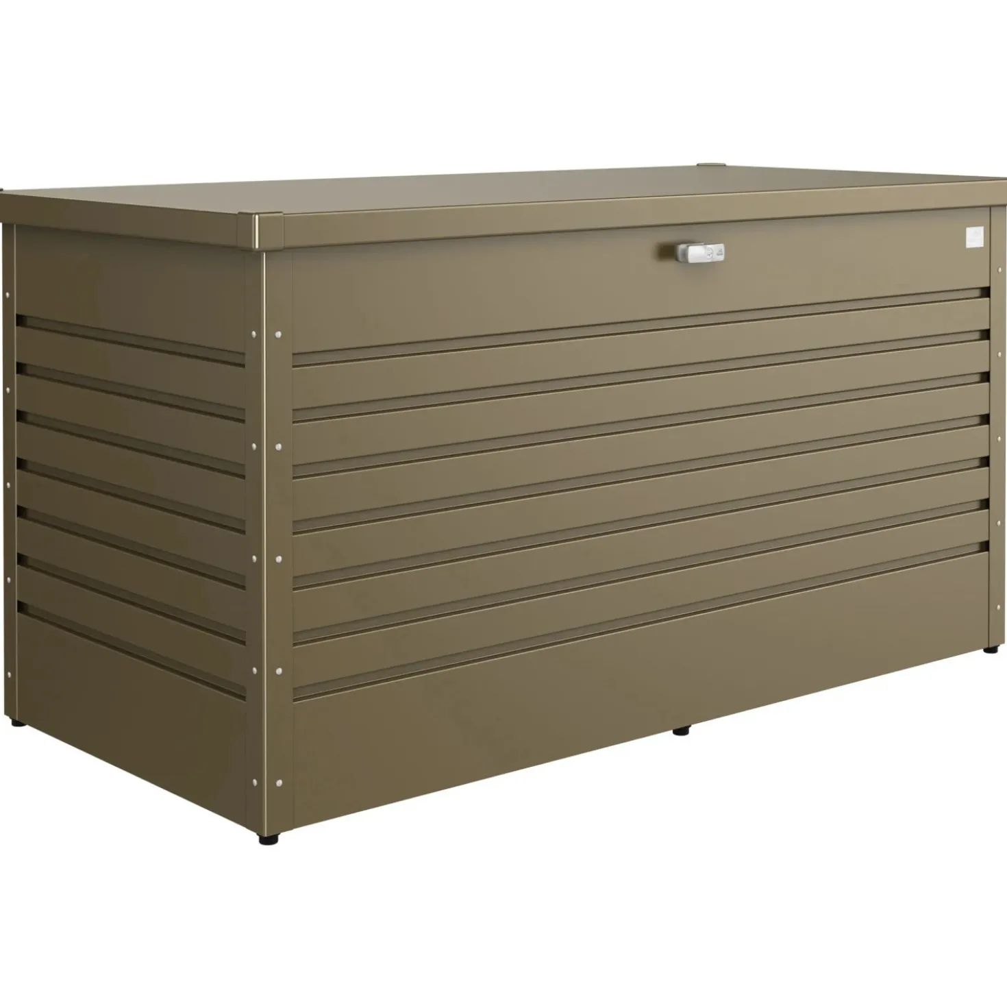 Baule da esterno Biohort 159x79x83 cm bronzo metallizzato
