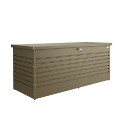 Baule da esterno Biohort 201x79x83 cm bronzo metallizzato