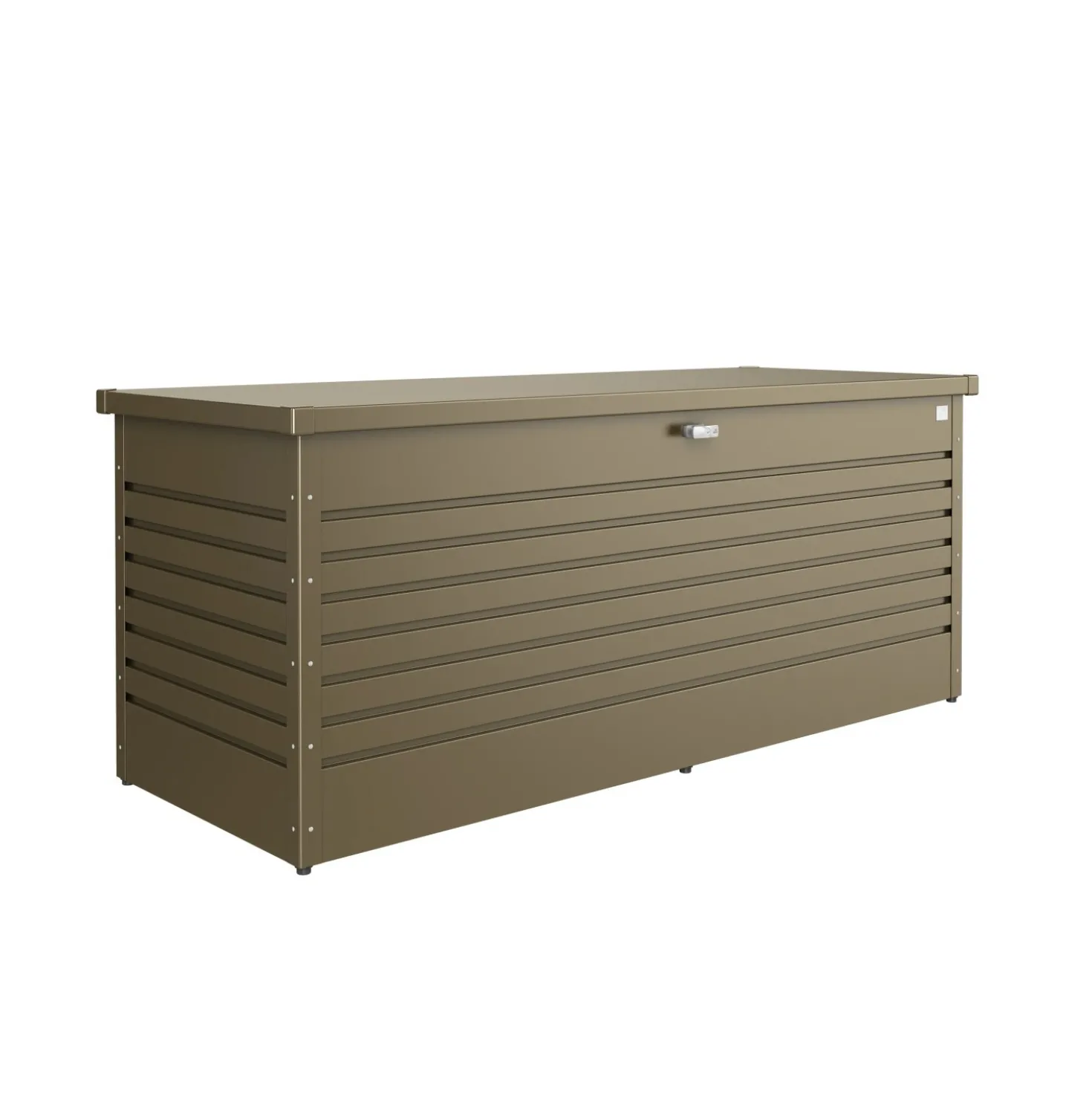 Baule da esterno Biohort 201x79x83 cm bronzo metallizzato