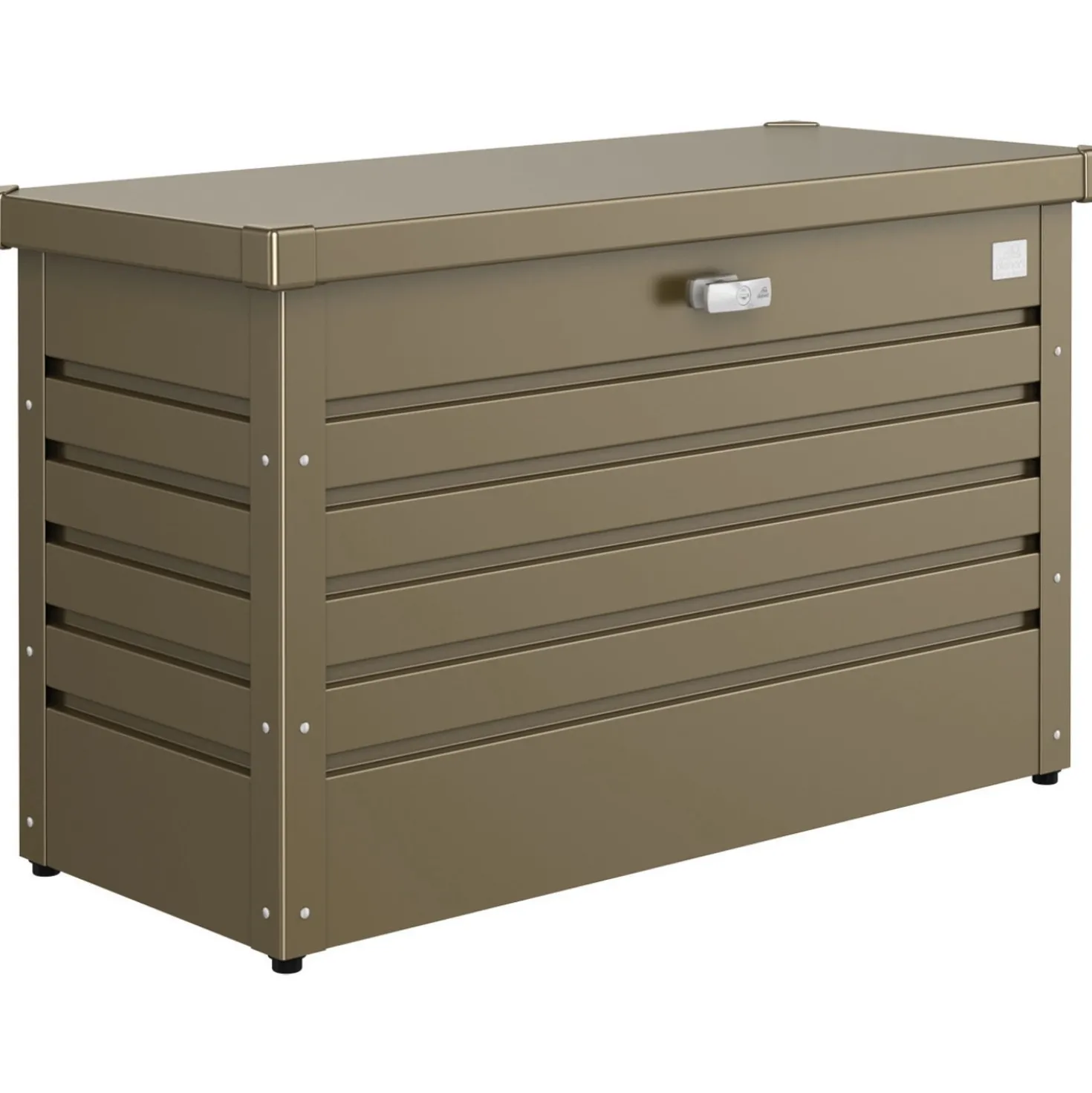 Baule da esterno Biohort 101x46x61 cm bronzo metallizzato