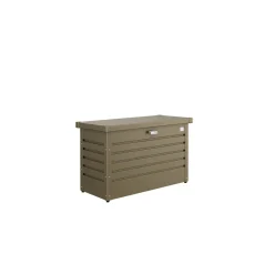 Baule da esterno Biohort 101x46x61 cm bronzo metallizzato