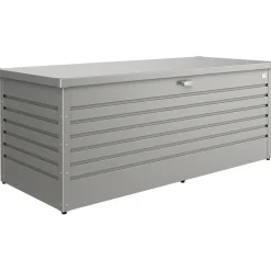 Baule da esterno Biohort 181x79x71 cm grigio quarzo metallizzato