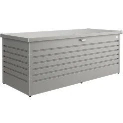 Baule da esterno Biohort 181x79x71 cm grigio quarzo metallizzato