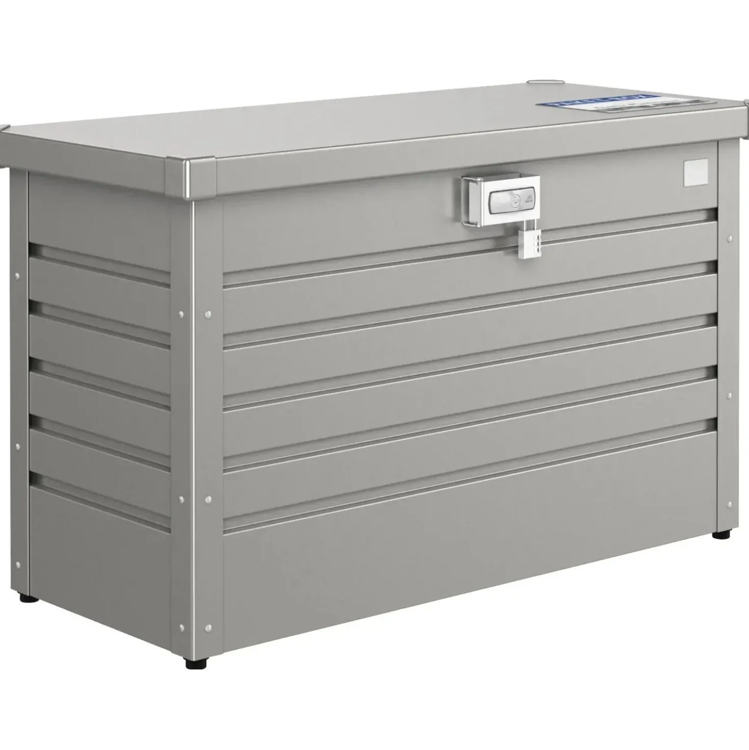 Baule da esterno Biohort Paketbox 100 101x46x61 cm grigio quarzo metall.