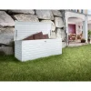 Baule da esterno Biohort 71x134x62 cm bianco