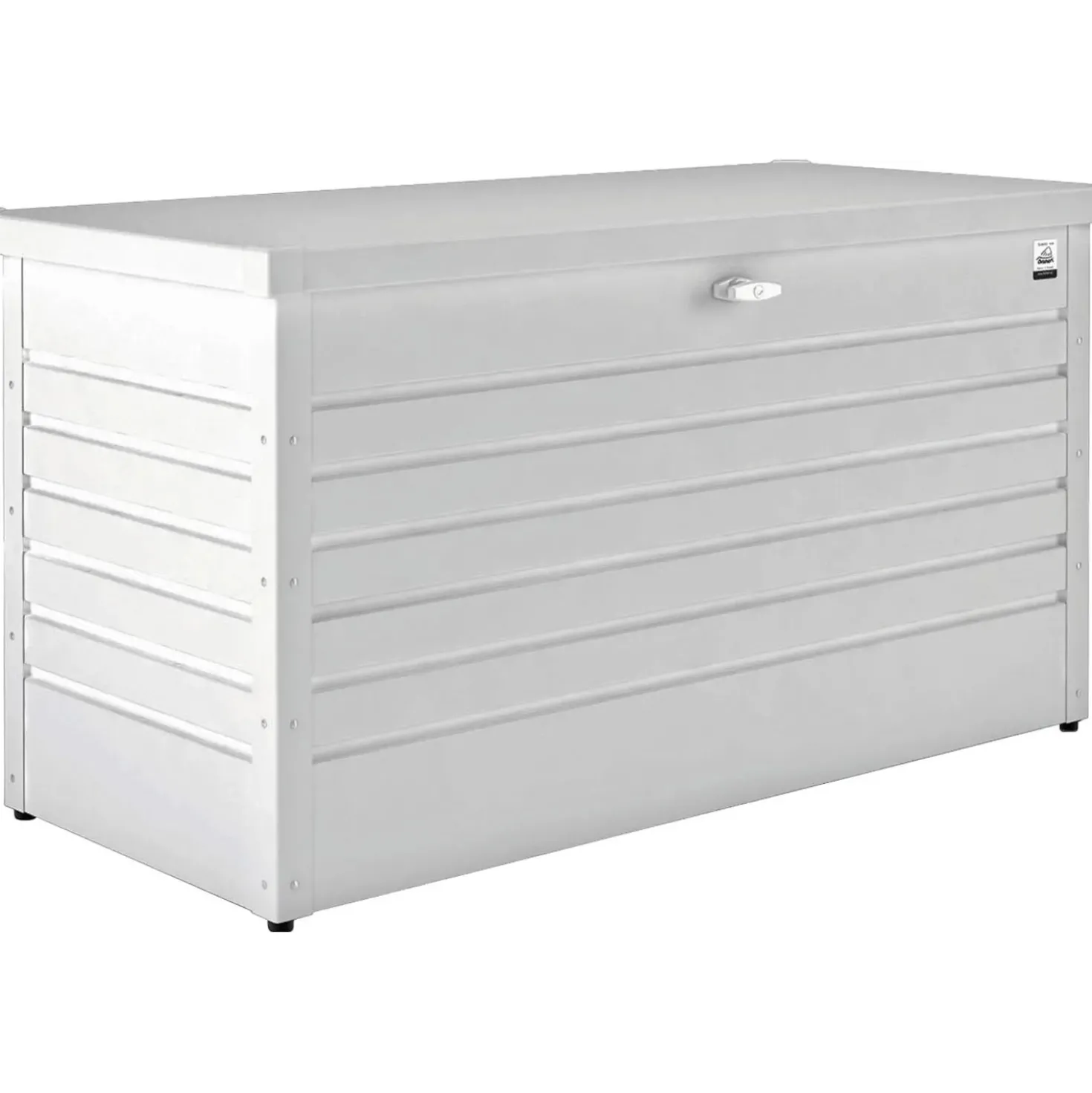 Baule da esterno Biohort 71x134x62 cm bianco